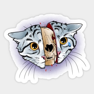 gato interior Sticker